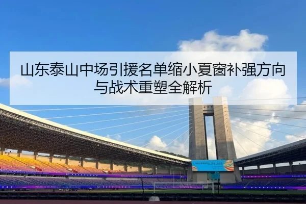 山东泰山中场引援名单缩小夏窗补强方向与战术重塑全解析